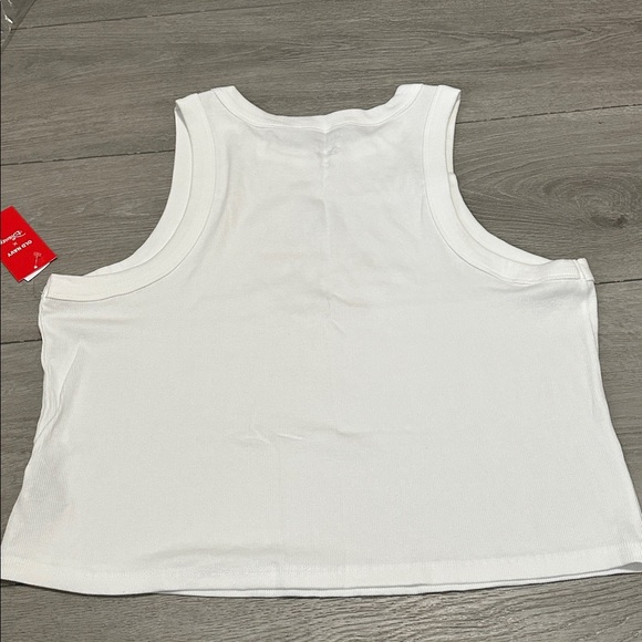 NWT Disney Mickey Mouse ribbed White Tank Top with Patriotic Mickey size XXL - Picture 8 of 8
